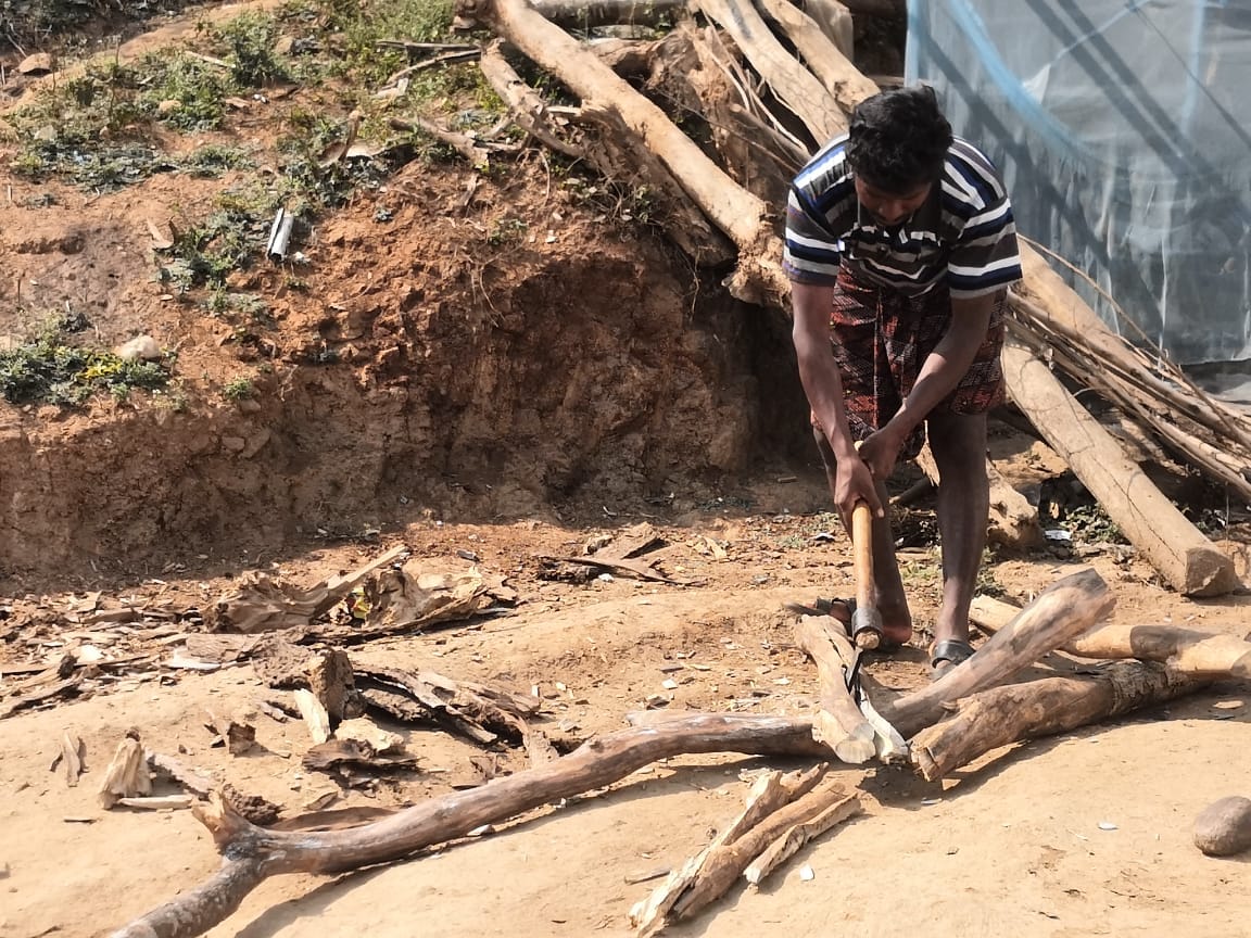Firewood-Cutting
